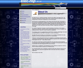 Old Style, Pre-Rebrand, Traditional Website Page, Typical of the Industry
